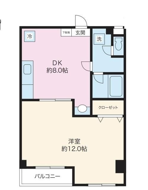コーポ中村の間取り|間取りです。