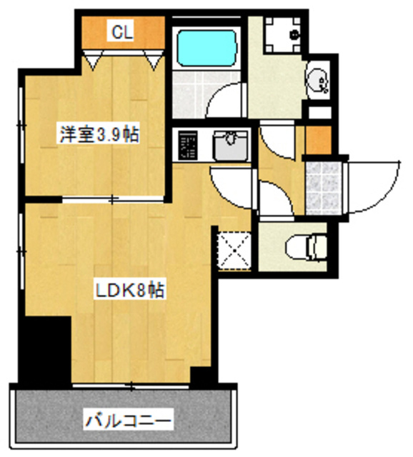 アーバンパーク王子Ⅱの間取り|間取りです☆