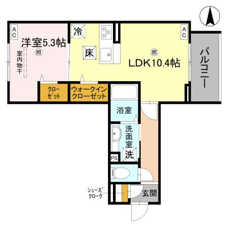 RETOLIA南住吉の間取り