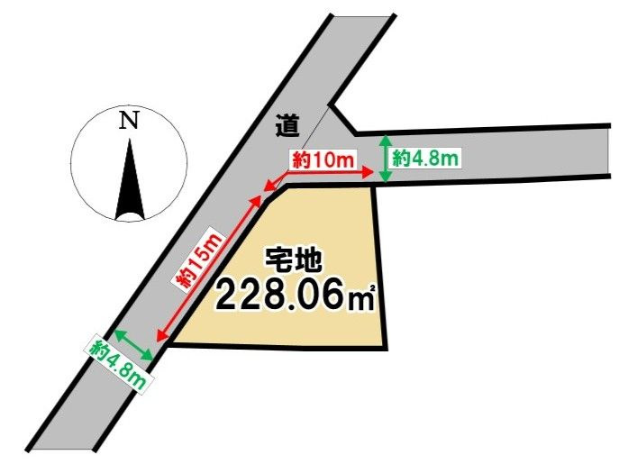 福岡市東区高美台4丁目 土地の土地図|※土地図と現況が異なる場合には、現況を優先いたします。