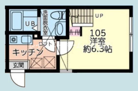 Latte~青い空の庭~※初期費用分割後払いサービス利用可能物件の間取り