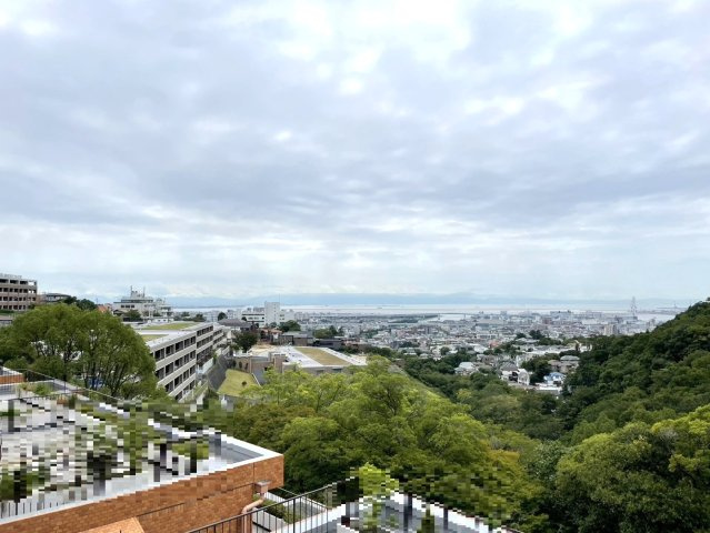 芦屋山手町ハウスの展望|バルコニーからの眺望。