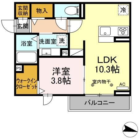 グランヴィラージュの間取り