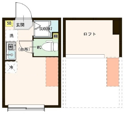 エスタディオ北千住の間取り|間取りです。