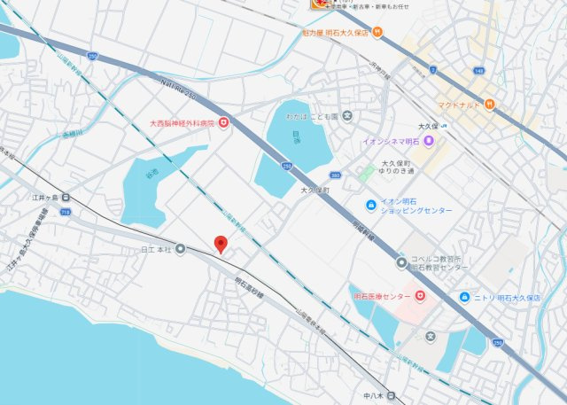明石市大久保町八木　中古戸建の地図