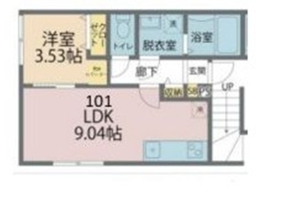 カインドネスα八王子本町の間取り|同仕様施工写真