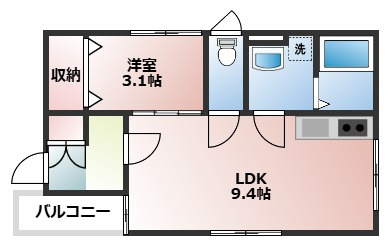 AZUR江南の間取り