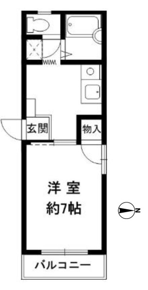 ハピネス茨木の間取り