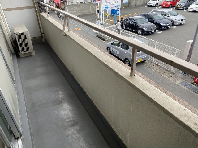 ヴィラ庄内のバルコニー
