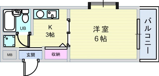 コアヒル桜塚Ⅰの間取り