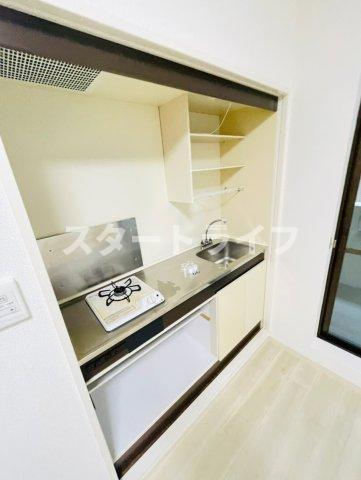 大阪市東淀川区東中島１丁目の賃貸マンションのキッチン