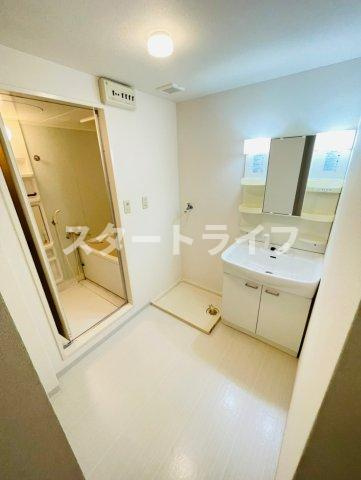 大阪市東淀川区東中島１丁目の賃貸マンションの洗面所