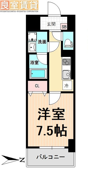 【間取り】 | カーサニア尾頭橋