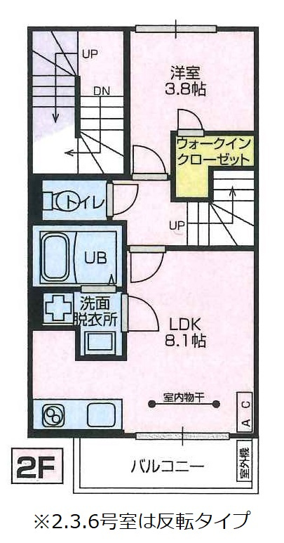 ディアコート東所沢の間取り