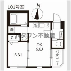 【間取り】 | ハーモニーテラス北畑Ⅱ | 間取りです。