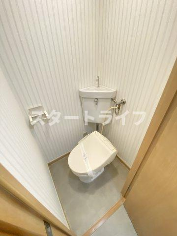 大阪市東淀川区東中島４丁目の賃貸マンションのトイレ