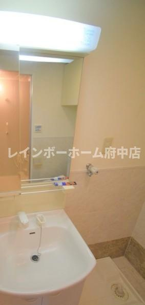 グランドソレーユの洗面所|※室内写真は別号室のものを流用しております。※現況優先