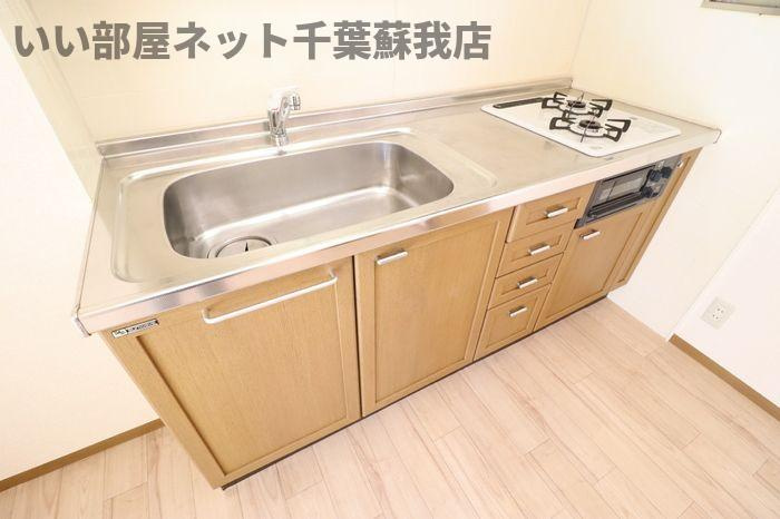 パークメゾン　Ｂのキッチン|使いやすいキッチンです