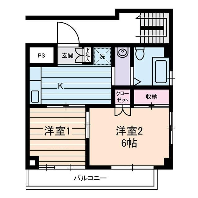 Ｚマンションの間取り|間取りです。