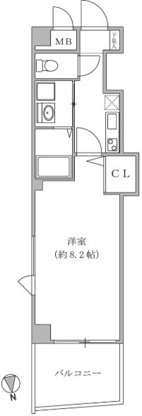 フォレスト梅田西の間取り
