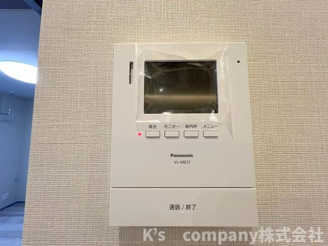 ●藤沢市辻堂太平台2丁目　藤沢太平台ハイツ2号棟の防犯設備|訪問者の顔が確認できるモニター付きインターフォン☆
