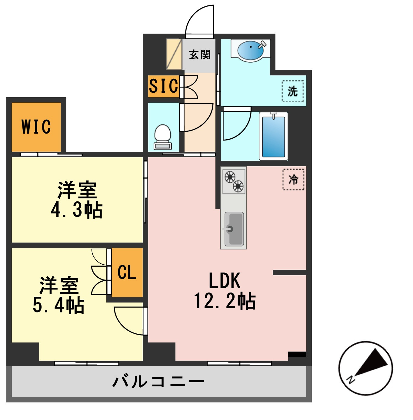 プラネソシエ青戸の間取り
