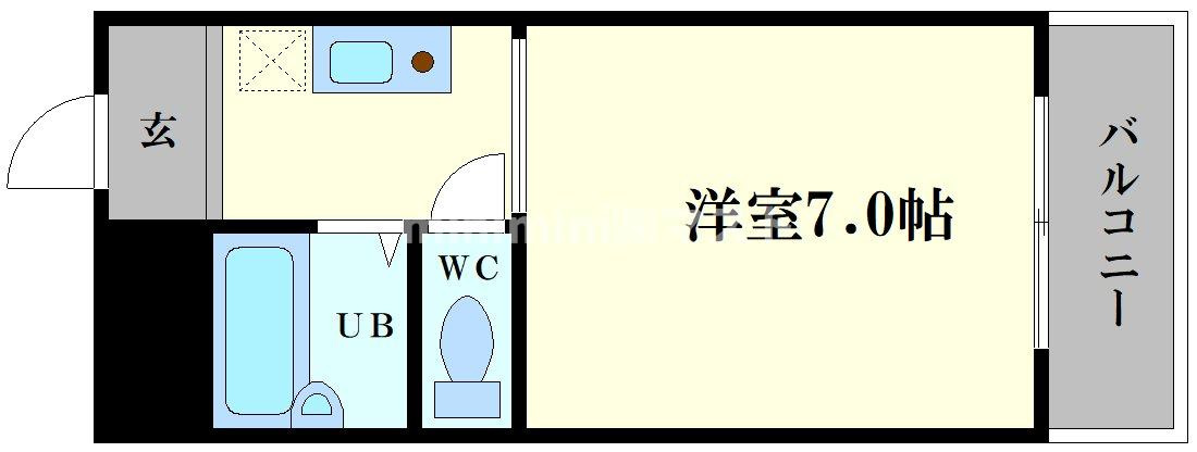 コート桜川の間取り