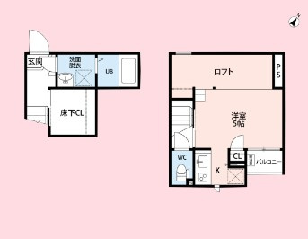 CB桶川駅前アルデの間取り