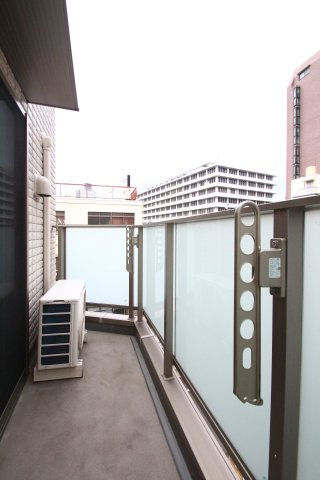 ソレイユ蔵前のバルコニー
