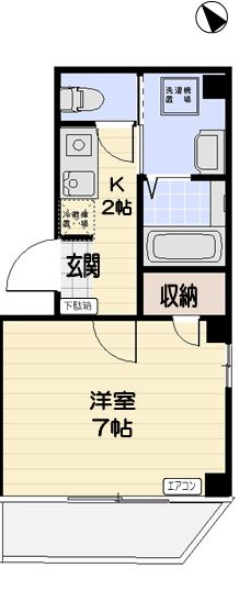 ソレイユ蔵前の間取り