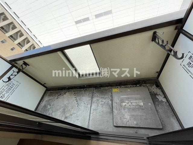 コート桜川のバルコニー