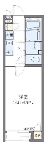 【間取り】 | クレイノクエスタⅡ | 代表的な間取のため実際の間取とは異なる場合があります