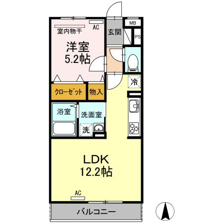コルノリザイアの間取り