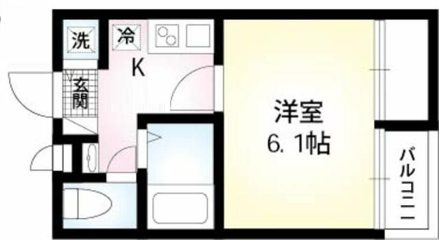 アヴァンスＭの間取り|間取りです。