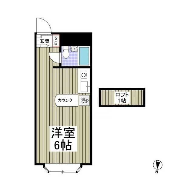 ベルピア弘明寺Ⅱの間取り