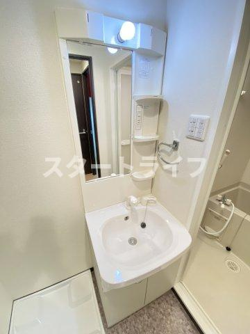 大阪市淀川区宮原２丁目の賃貸マンションの洗面所
