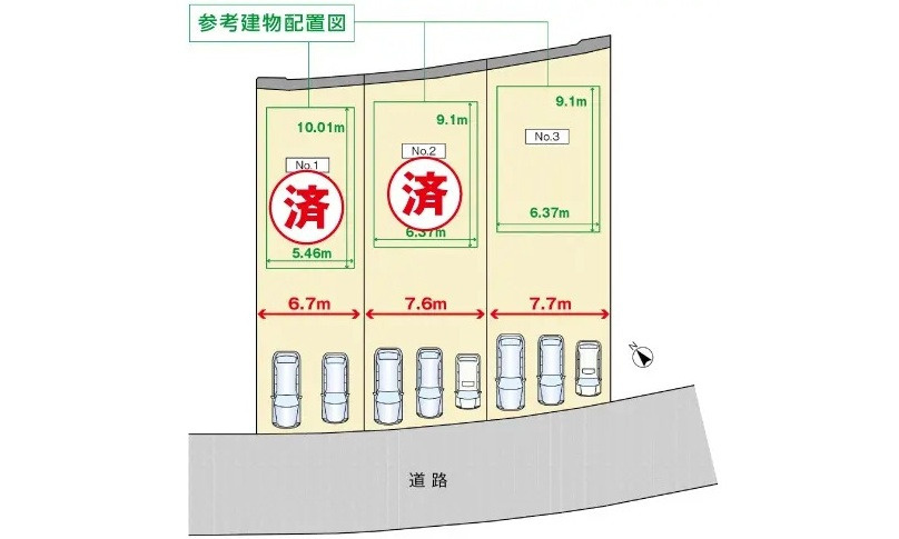 南区向洋新町３丁目の土地図