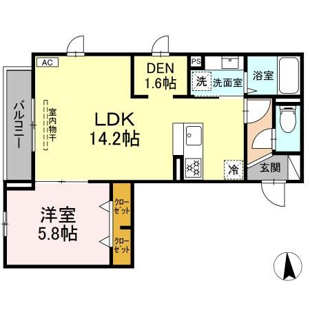 シェソワ自由が丘の間取り