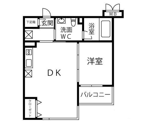 ＡＸＡＳ等々力の間取り|間取りです。
