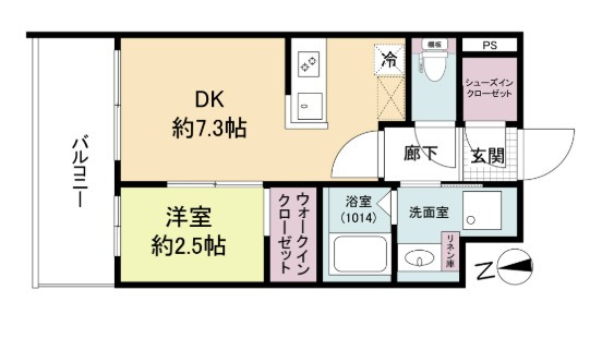 ブランシエスタ都島通の間取り