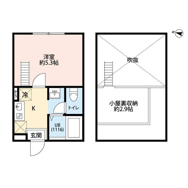 ベルメール中央林間の間取り
