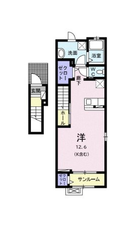 クラール泉池Ｂの間取り