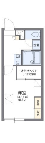 レオパレスさくらの間取り
