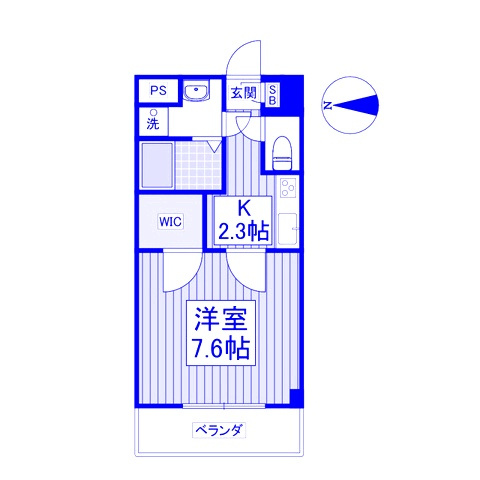 ルミエール岸町の間取り