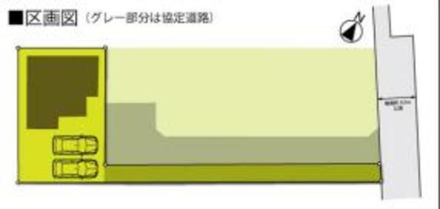 日高市中鹿山　中古売戸建の区画図