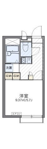 レオパレスＬＵＣＫⅡの間取り