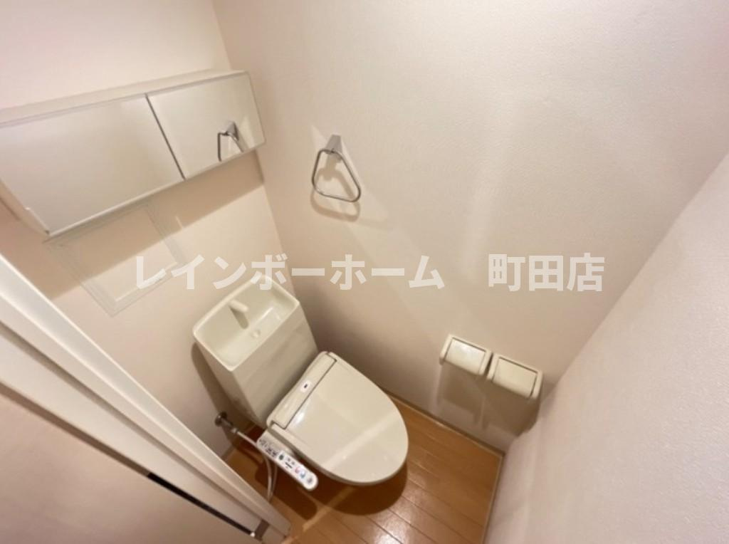 ビブレ東林間※初期費用分割後払いサービス利用可能物件のトイレ