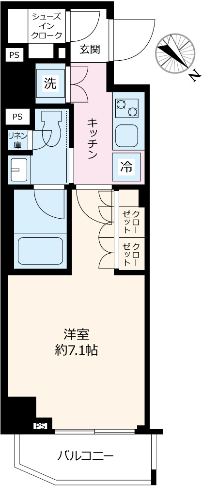 ガリシア大塚の間取り