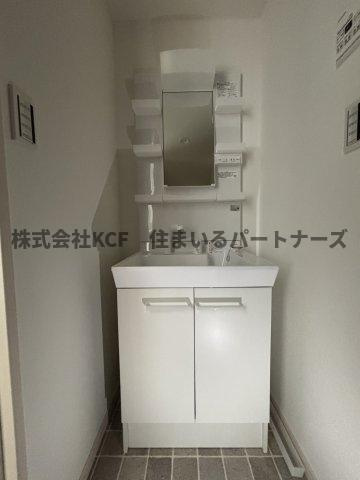 シャノワール久留米の洗面所|広い洗面スペース