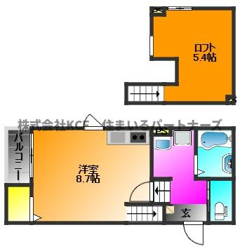 シャノワール久留米の間取り